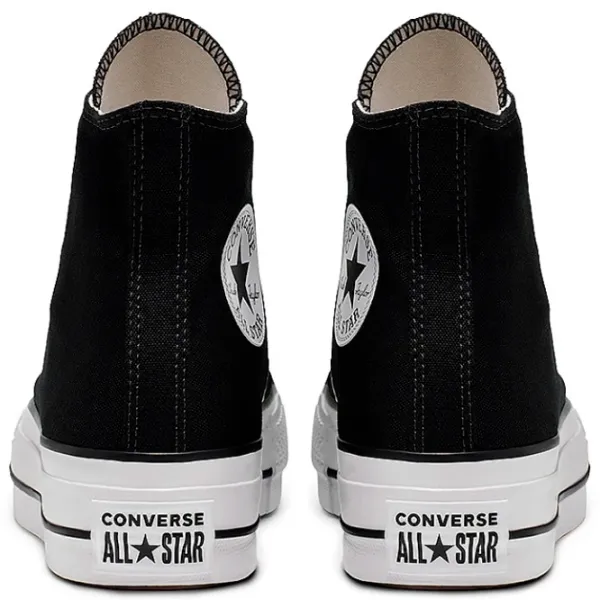 Ghete pentru femei Converse Chuck Taylor All Star Canvas Platform High Top Demisezon/ Black photo 5