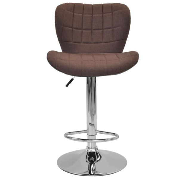 Scaun de bar Deco SB-74 Piele eco/ Metal/ Brown photo 2
