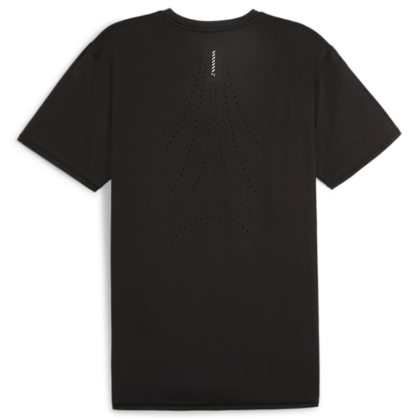 Tricou pentru bărbați Puma Run Clouds SS Tee 94% poliester, 6% elastan/ Black photo 2