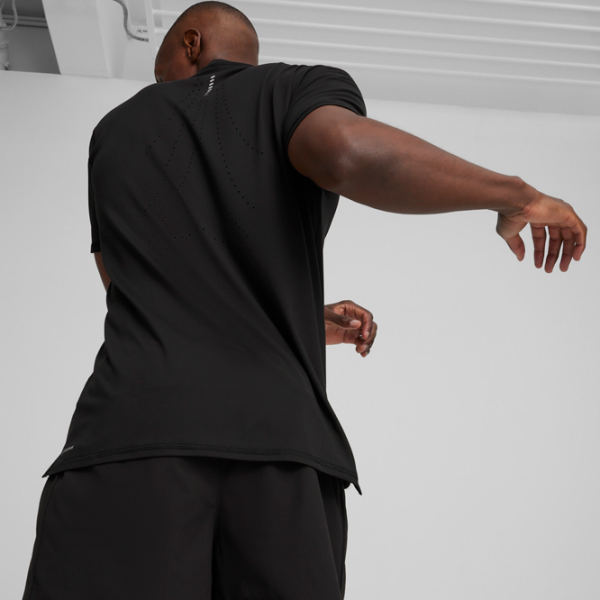 Футболка для мужчин Puma Run Clouds SS Tee 94 % полиэстер, 6 % эластан/ Черный photo 4