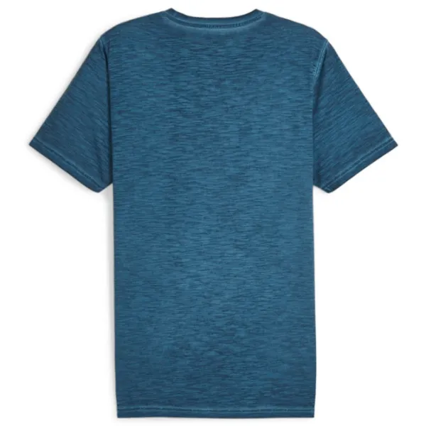 Tricou pentru bărbați Puma M Studio Foundation Wash Tee 65% poliester, 35% bumbac/ Blue photo 2