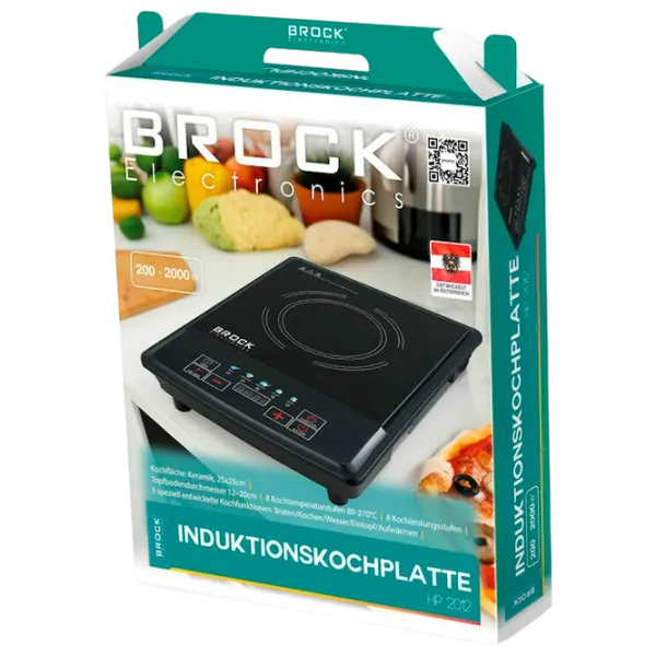 Plită de masă Brock HP2012 Cu inducție/ Black photo 4