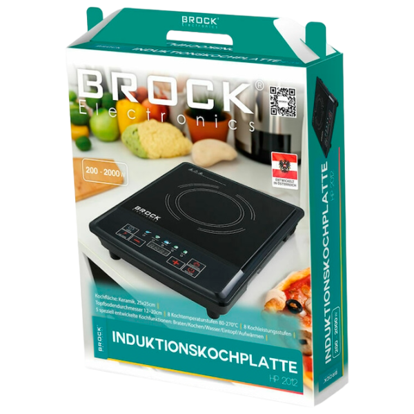 Plită de masă Brock HP2012 Cu inducție/ Black photo 4