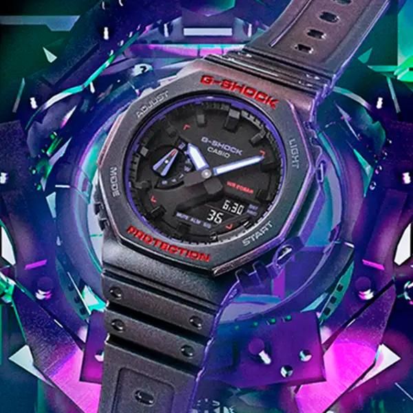Наручные часы для мужчин Casio GA-2100AH-6A Кварцевый/ 49 x 45 мм photo 3 Наручные часы для мужчин Casio GA-2100AH-6A Кварцевый/ 49 x 45 мм photo 3