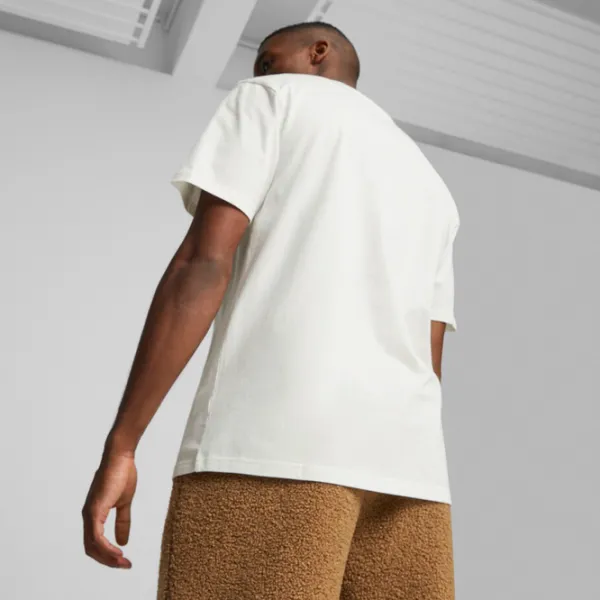 Футболка для мужчин Puma Classics Paisleyluxe Graphic Tee 100% хлопок/ Warm White photo 4