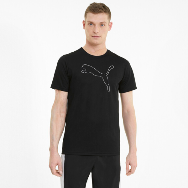 Tricou pentru bărbați Puma PERFORMANCE CAT TEE M 100% poliester/ Black photo 3