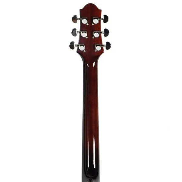 Chitară electro-acustică Flame DG 200 CE WRS 4/ 4, Dreadnought, Red Burst photo 4