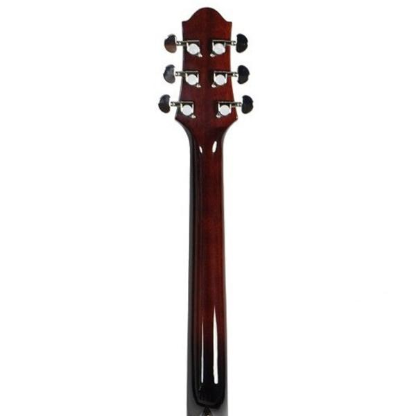 Chitară electro-acustică Flame DG 200 CE WRS 4/ 4, Dreadnought, Red Burst photo 4