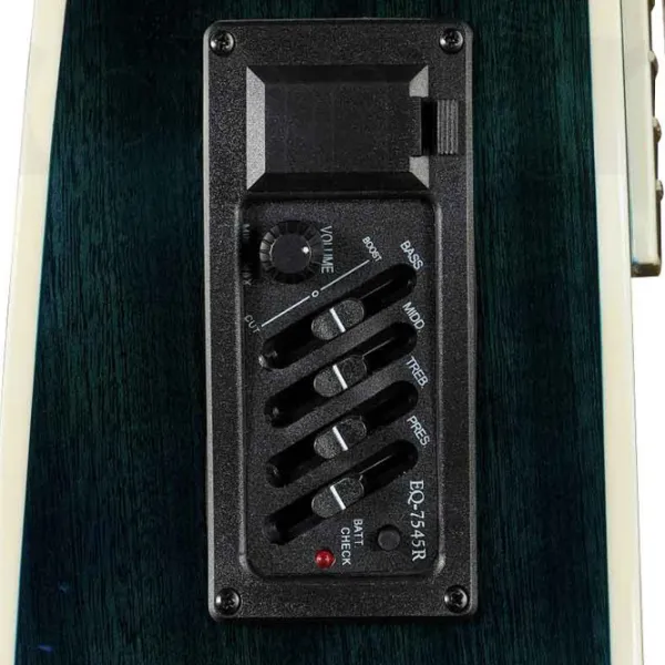 Chitară electro-acustică Harley Benton D-120CE TB 4/ 4, Dreadnought, Blue photo 4