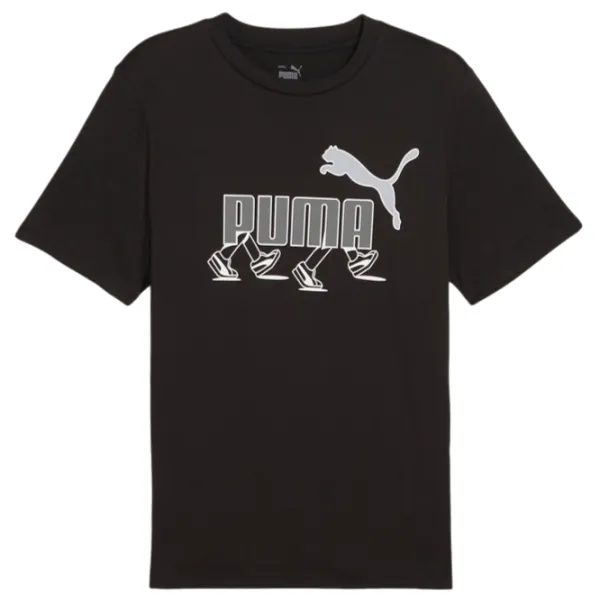 Футболка для мужчин Puma Graphics Sneaker Tee 100% хлопок/ Черный photo 2 Футболка для мужчин Puma Graphics Sneaker Tee 100% хлопок/ Черный photo 2