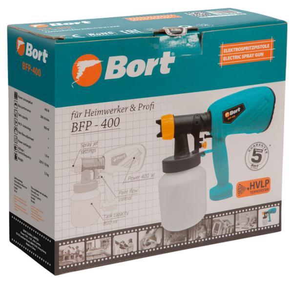 Aerograf Bort BFP-400 0.9 l/ Blue photo 6