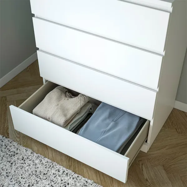 Comodă Ikea Malm 100 x 80 x 48/ PAL/ Alb photo 2
