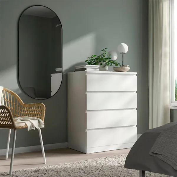 Comodă Ikea Malm 100 x 80 x 48/ PAL/ Alb photo 3