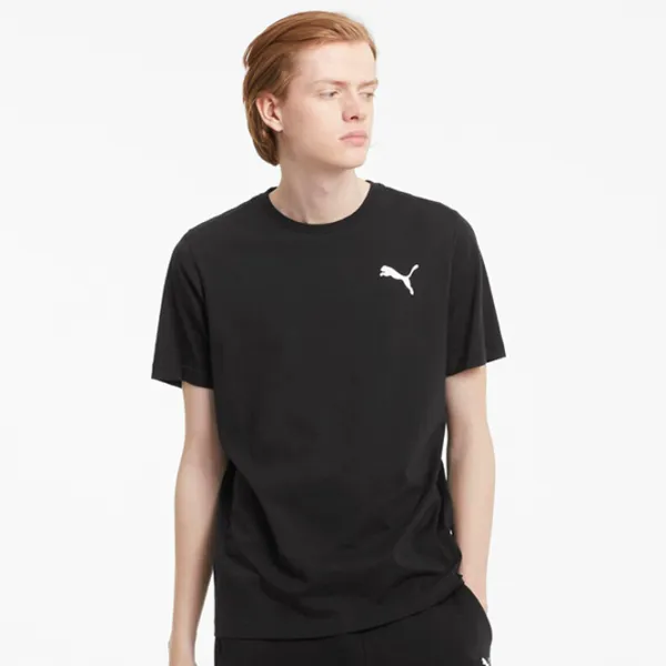 Tricou pentru bărbați Puma Ess Small Logo Tee 100% bumbac/ Black photo 3