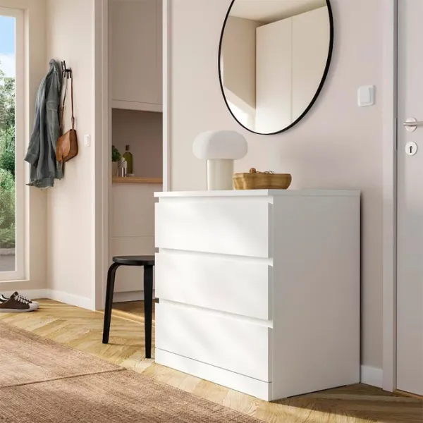 Комод Ikea Malm 78см x 80см x 48см/ МДФ/ Белый photo 4