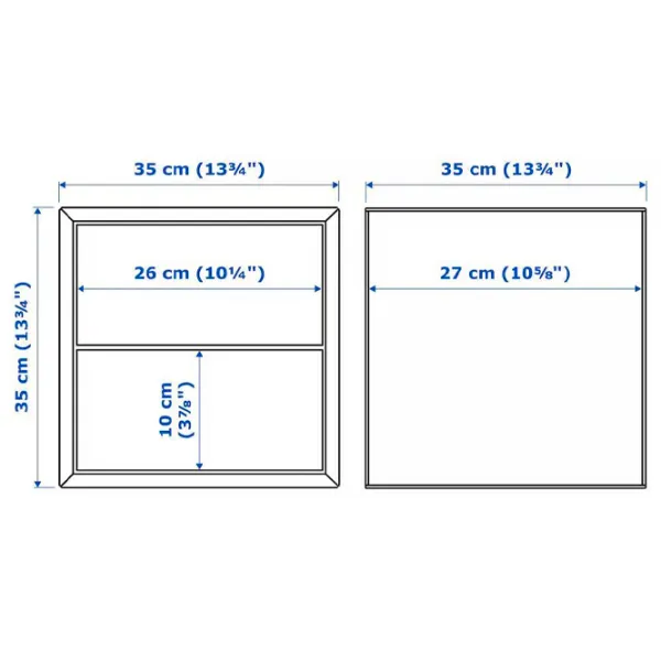 Комод Ikea Eket 35см x 35см x 35см/ МДФ/ Белый photo 4