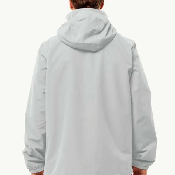 Jachetă pentru bărbați Jack Wolfskin Stormy Point 2L Jkt M Semi-sezon/ Gray photo 3
