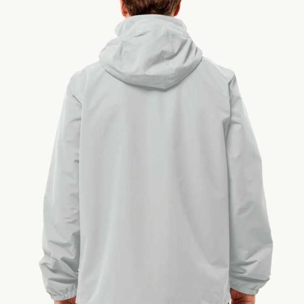 Jachetă pentru bărbați Jack Wolfskin Stormy Point 2L Jkt M Semi-sezon/ Gray photo 3