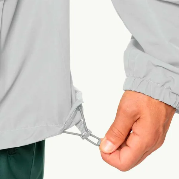 Jachetă pentru bărbați Jack Wolfskin Stormy Point 2L Jkt M Semi-sezon/ Gray photo 4