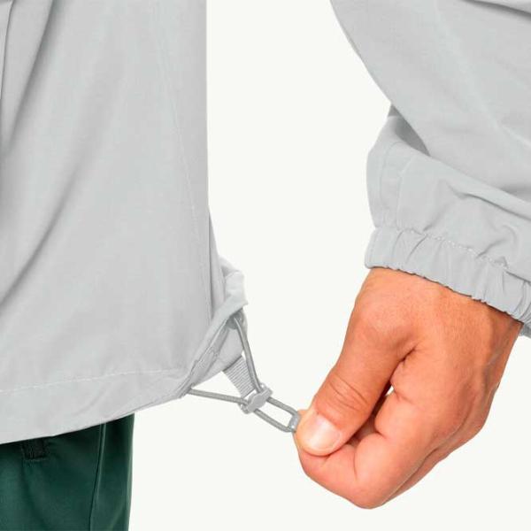 Jachetă pentru bărbați Jack Wolfskin Stormy Point 2L Jkt M Semi-sezon/ Gray photo 4