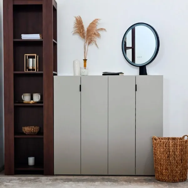 Comodă Fabrik Home Hardy 110 x 120 x 47/ MDF/ Gray Matt photo 4