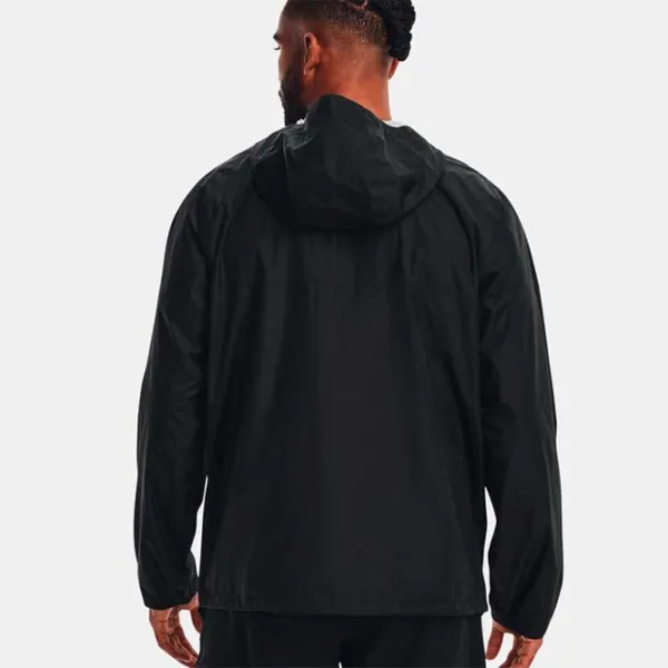 Ветровка для мужчин Under Armour CLOUDSTRIKE JACKET-BLK Демисезонная/ Черный photo 4 Ветровка для мужчин Under Armour CLOUDSTRIKE JACKET-BLK Демисезонная/ Черный photo 4
