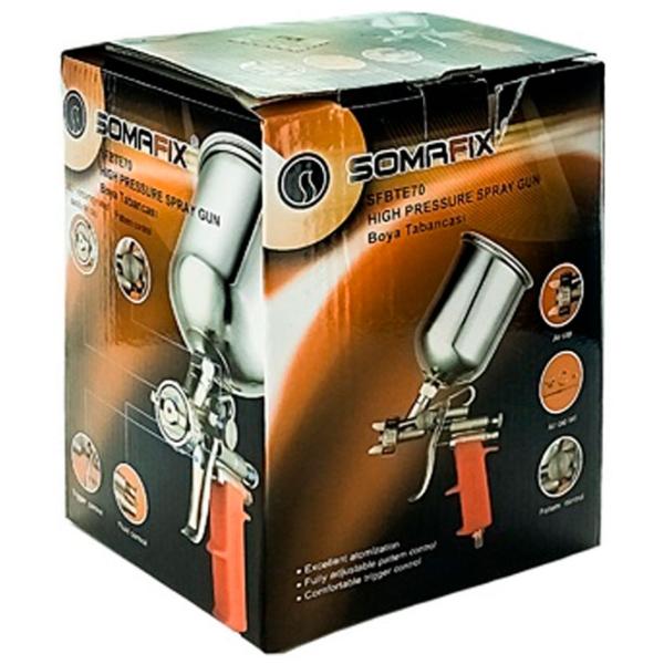 Краскопульт Somafix SFBTE70 0.6 л/ Оранжевый photo 6