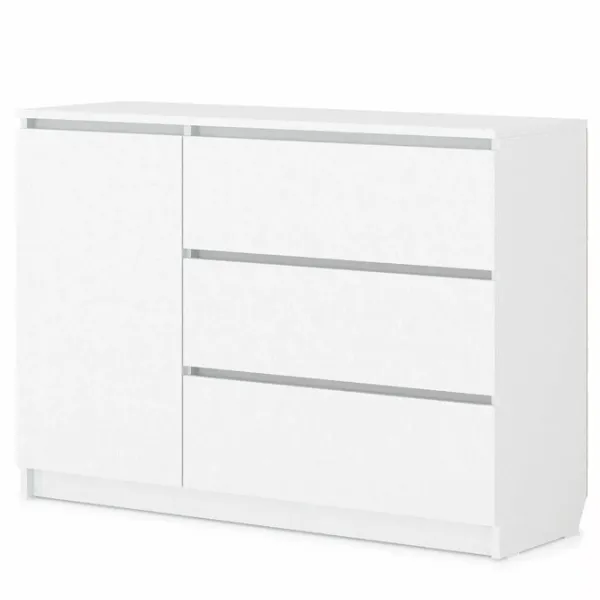 Комод Fabrik Home Havana 86см x 120см x 38.5см/ ЛДСП/ Белый ясень photo 2