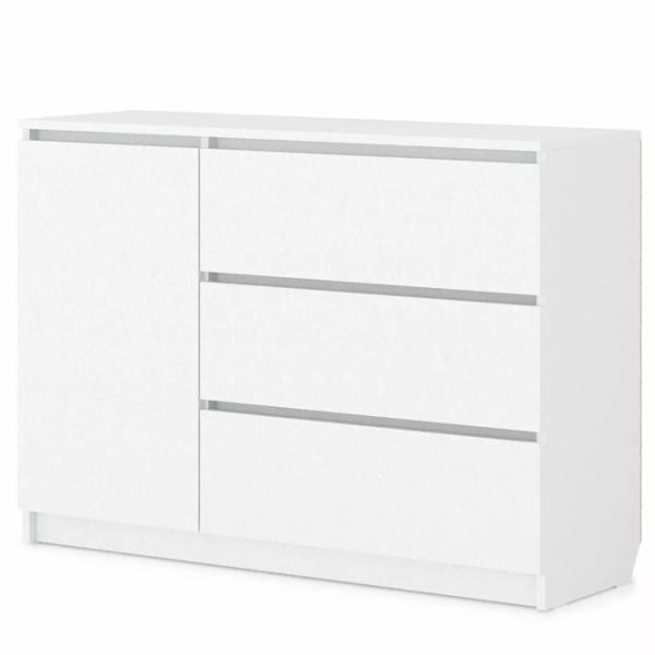 Комод Fabrik Home Havana 86см x 120см x 38.5см/ ЛДСП/ Белый ясень photo 2