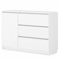 Комод Fabrik Home Havana 86см x 120см x 38.5см/ ЛДСП/ Белый ясень photo 2