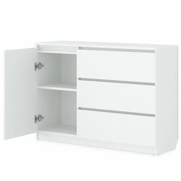 Комод Fabrik Home Havana 86см x 120см x 38.5см/ ЛДСП/ Белый ясень photo 3