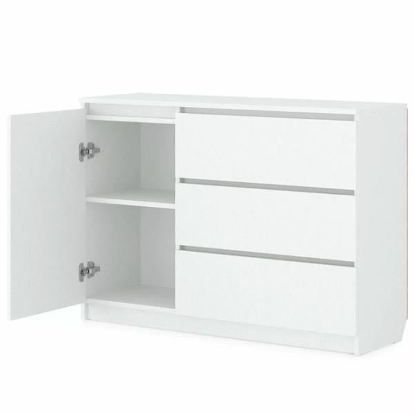 Комод Fabrik Home Havana 86см x 120см x 38.5см/ ЛДСП/ Белый ясень photo 3