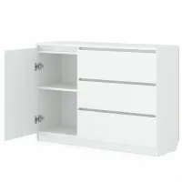 Комод Fabrik Home Havana 86см x 120см x 38.5см/ ЛДСП/ Белый ясень photo 3