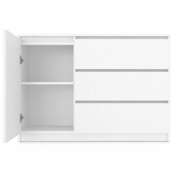 Комод Fabrik Home Havana 86см x 120см x 38.5см/ ЛДСП/ Белый ясень photo 5