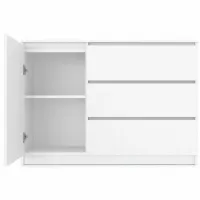 Комод Fabrik Home Havana 86см x 120см x 38.5см/ ЛДСП/ Белый ясень photo 5