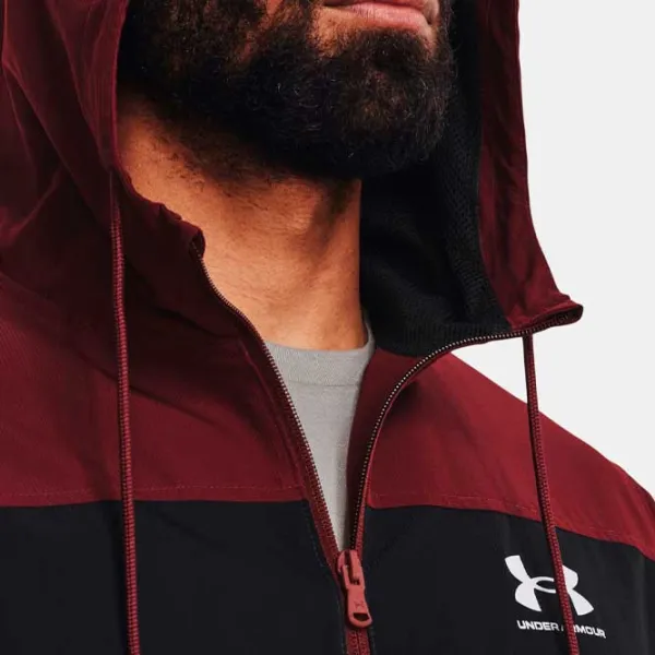 Jachetă pentru bărbați Under Armour Sportstyle Windbreaker Semi-sezon/ Red photo 3 Jachetă pentru bărbați Under Armour Sportstyle Windbreaker Semi-sezon/ Red photo 3