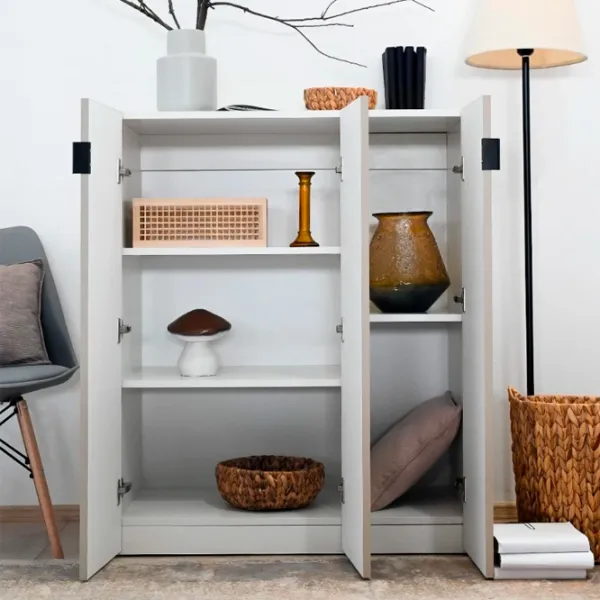 Комод Fabrik Home Hardy 110см x 90см x 47см/ МДФ/ Cерый Mат photo 5