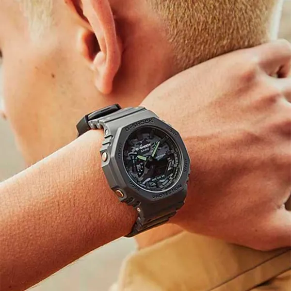 Ceas de mână pentru bărbați Casio GA-2100CA-8A Cuarț/ 49 x 45 mm photo 7 Ceas de mână pentru bărbați Casio GA-2100CA-8A Cuarț/ 49 x 45 mm photo 7