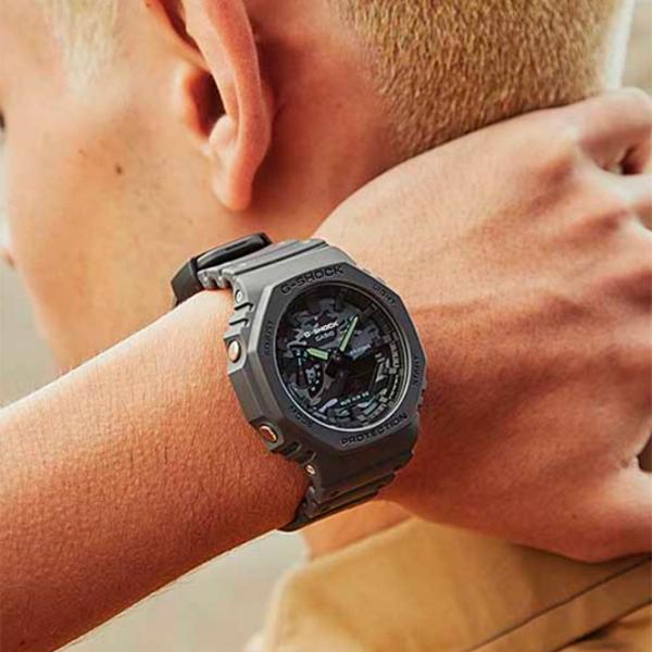 Ceas de mână pentru bărbați Casio GA-2100CA-8A Cuarț/ 49 x 45 mm photo 7 Ceas de mână pentru bărbați Casio GA-2100CA-8A Cuarț/ 49 x 45 mm photo 7