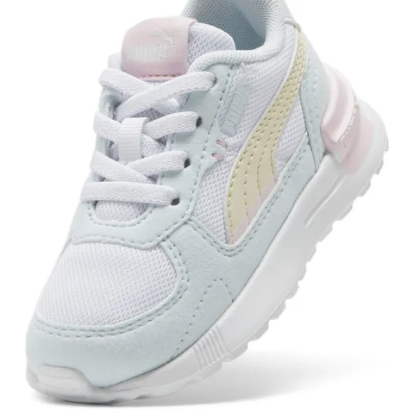 Adidași pentru fetiţe Puma Graviton Ac Inf Demisezon/ White photo 5