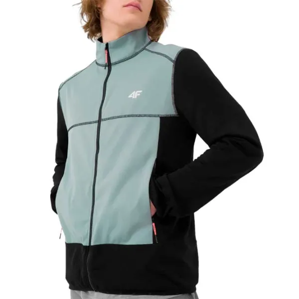 Ветровка для мужчин 4F (4FSS23TTJAM058-25S Демисезонная/ Серый photo 5 Ветровка для мужчин 4F (4FSS23TTJAM058-25S Демисезонная/ Серый photo 5