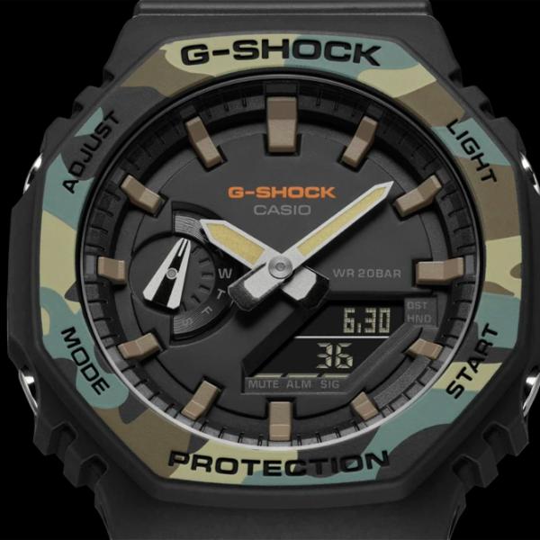 Ceas de mână pentru bărbați Casio GA-2100SU-1A Cuarț/ 49 x 45 mm photo 4 Ceas de mână pentru bărbați Casio GA-2100SU-1A Cuarț/ 49 x 45 mm photo 4