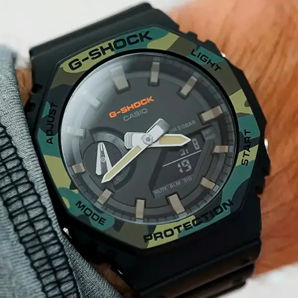 Ceas de mână pentru bărbați Casio GA-2100SU-1A Cuarț/ 49 x 45 mm photo 8 Ceas de mână pentru bărbați Casio GA-2100SU-1A Cuarț/ 49 x 45 mm photo 8