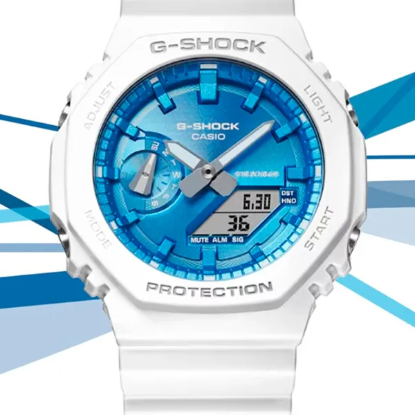 Наручные часы для мужчин Casio GA-2100WS-7A Кварцевый/ 48 x 45 мм photo 2