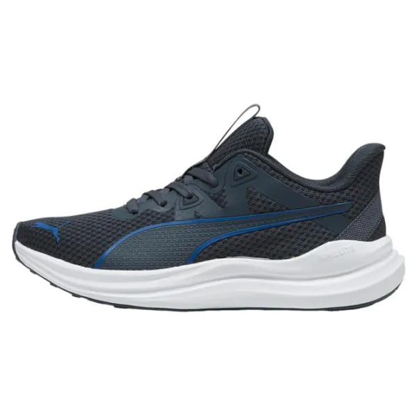 Adidași pentru băieți Puma Reflect Lite Jr Primăvară - vară/ Gray cobalt photo 3