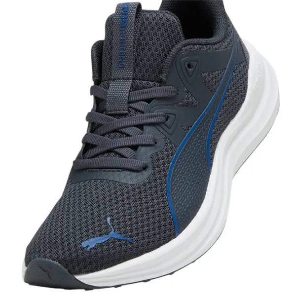 Adidași pentru băieți Puma Reflect Lite Jr Primăvară - vară/ Gray cobalt photo 4