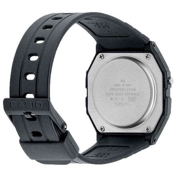 Наручные часы для мужчин Casio F-91W-1YER Кварцевый/ 39 x 35 мм photo 3