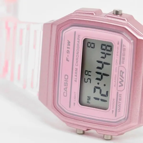 Наручные часы для женщин Casio F-91WS-4 Кварцевый/ 38 x 32 мм photo 3 Наручные часы для женщин Casio F-91WS-4 Кварцевый/ 38 x 32 мм photo 3