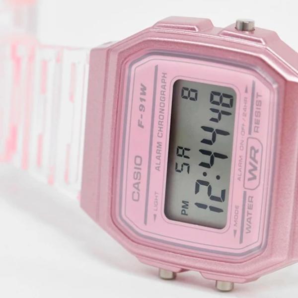 Наручные часы для женщин Casio F-91WS-4 Кварцевый/ 38 x 32 мм photo 3 Наручные часы для женщин Casio F-91WS-4 Кварцевый/ 38 x 32 мм photo 3