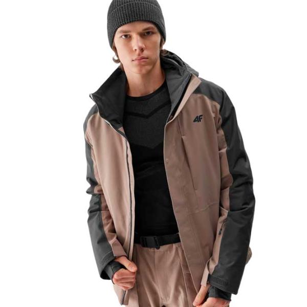 Ветровка для мужчин 4F 4FAW23TTJAM347-23S Осень - Зима/ Серый photo 3 Ветровка для мужчин 4F 4FAW23TTJAM347-23S Осень - Зима/ Серый photo 3